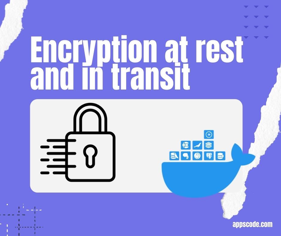 Encryption at rest and in transit