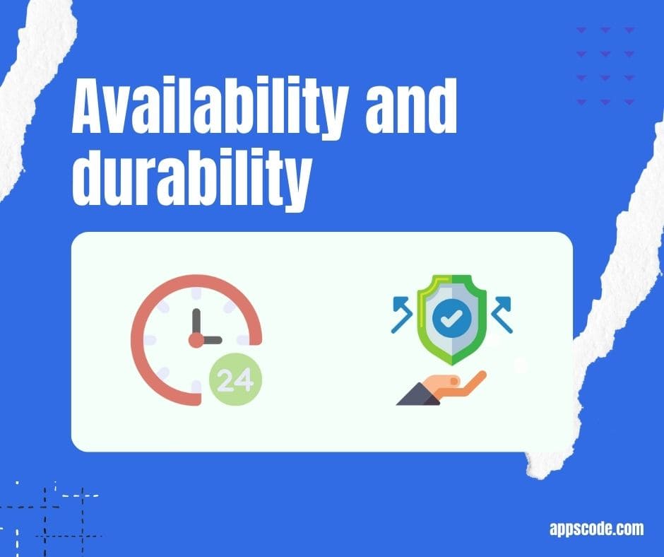 Availability and durability