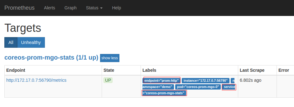 Prometheus Target