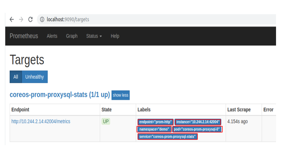 Prometheus Target