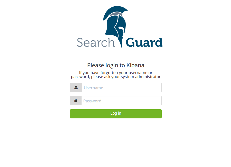 Search Guard Login UI