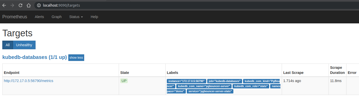 Prometheus Target