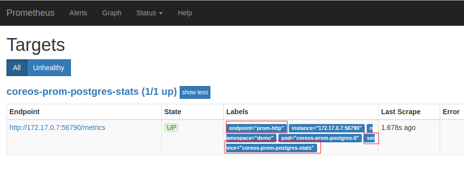 Prometheus Target