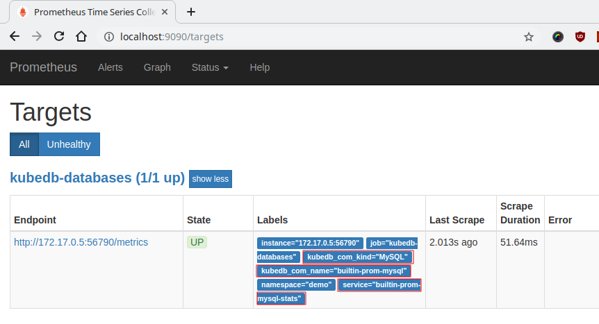 Prometheus Target