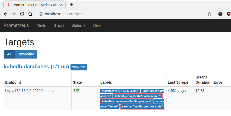 Prometheus Target