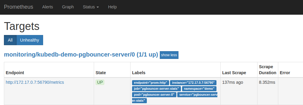 Prometheus Target