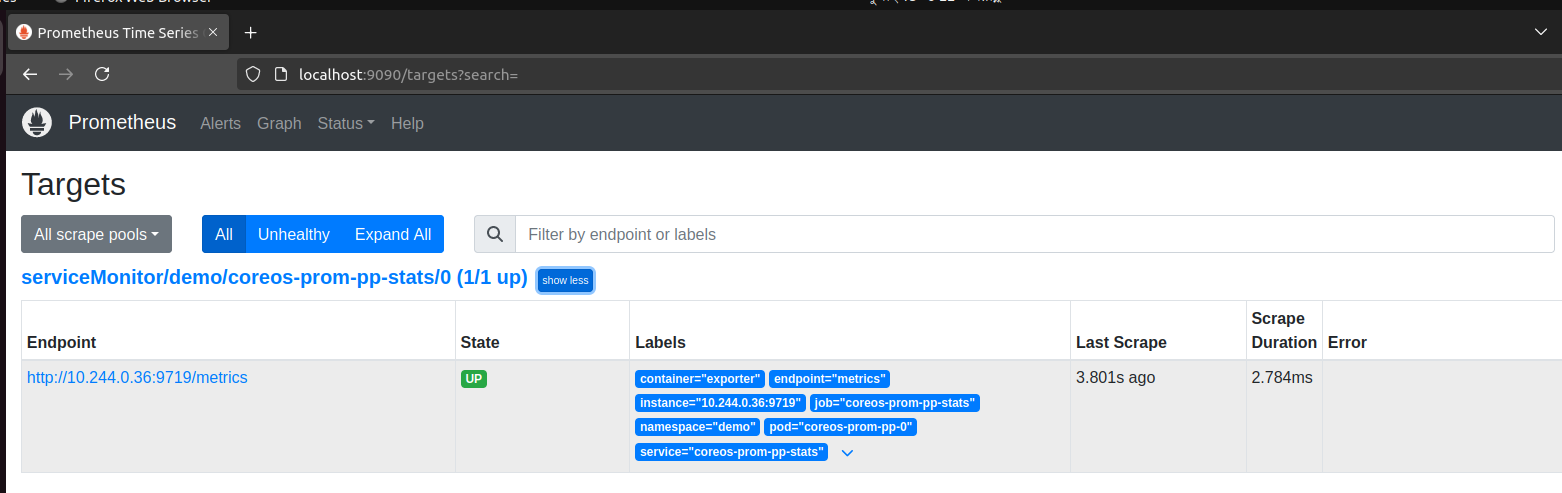 Prometheus Target