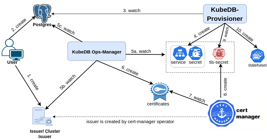 Postgres with TLS/SSL Flow